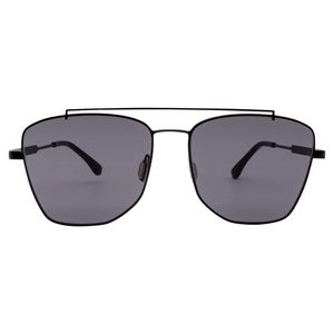 LIMITED EDITION VERA WANG CONCEPT 79 SUNGLASSES. UNISEX BLACK LENSE STEEL FRAME.